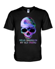 Hello Darkness My Old Friend V-Neck T-Shirt thumbnail