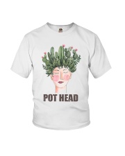 Pot Head Cactass Girl Youth T-Shirt thumbnail