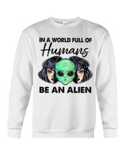 In A World Full Of Humans Crewneck Sweatshirt tile