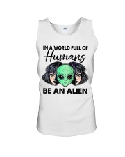 In A World Full Of Humans Unisex Tank tile