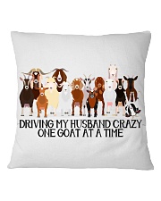 One Goat At A Time Square Pillowcase back