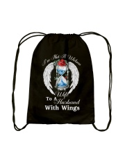 Husband With Wings Drawstring Bag thumbnail