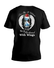 Husband With Wings V-Neck T-Shirt thumbnail