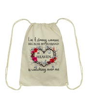 Im A Strong Woman Drawstring Bag thumbnail
