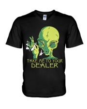 Take Me To Your Dealer V-Neck T-Shirt thumbnail