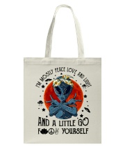Im Mostly Peace Love Light Tote Bag thumbnail