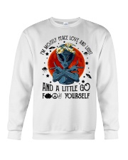 Im Mostly Peace Love Light Crewneck Sweatshirt thumbnail