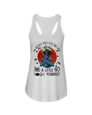 Im Mostly Peace Love Light Ladies Flowy Tank thumbnail