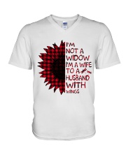 Im Not A Widow V-Neck T-Shirt tile