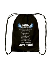 I Miss You Son Drawstring Bag thumbnail
