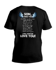 I Miss You Son V-Neck T-Shirt thumbnail