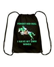 Forget Red Bull I Have My Own Wings Drawstring Bag thumbnail