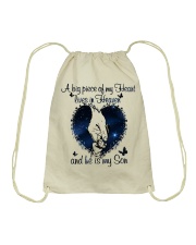 A Big Piece Of My Heart Drawstring Bag thumbnail