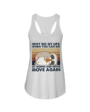 Why Do Sit Up Ladies Flowy Tank thumbnail