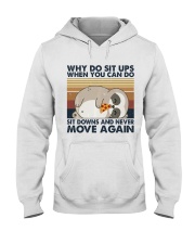 Why Do Sit Up Hooded Sweatshirt front