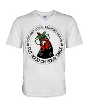 Put Food On Your Table V-Neck T-Shirt tile