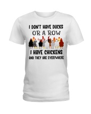 My Chickens Are Everwhere Ladies T-Shirt tile
