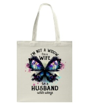 Im A Wife To A Husband With Wings Tote Bag tile