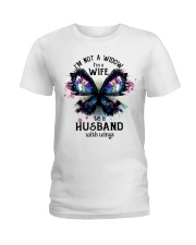 Im A Wife To A Husband With Wings Ladies T-Shirt tile