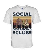 Social Distancing V-Neck T-Shirt tile