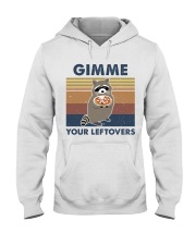 Raccoon Gimme Hooded Sweatshirt front