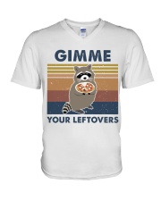 Raccoon Gimme V-Neck T-Shirt thumbnail