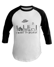 I Want To Believe Baseball Tee tile