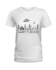I Want To Believe Ladies T-Shirt tile