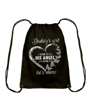 Daddy Girl Now He Is Mine Drawstring Bag tile