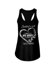 Daddy Girl Now He Is Mine Ladies Flowy Tank tile