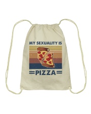My Sexuality Is Pizza Drawstring Bag thumbnail