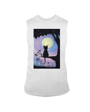 Cat And Moon Art Sleeveless Tee thumbnail
