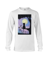 Cat And Moon Art Long Sleeve Tee thumbnail