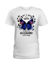 My Husband With Wings Ladies T-Shirt thumbnail