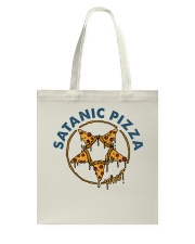 Satanic Pizza Tote Bag thumbnail