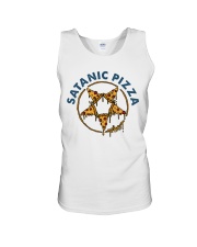 Satanic Pizza Unisex Tank thumbnail