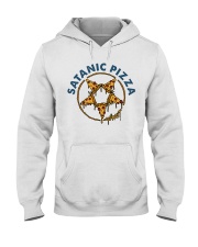 Satanic Pizza Hooded Sweatshirt thumbnail