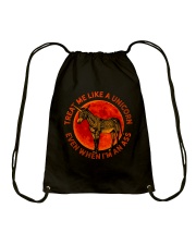 Treat Me Like A Unicorn Drawstring Bag tile