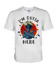 I Am Outta Here V-Neck T-Shirt thumbnail