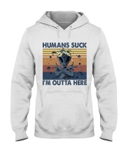 I Am Outta Here Hooded Sweatshirt front
