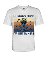 I Am Outta Here V-Neck T-Shirt thumbnail