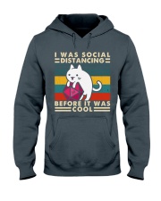 I Was Social Hooded Sweatshirt thumbnail