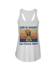 Life Is Short Ladies Flowy Tank thumbnail