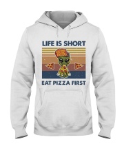 Life Is Short Hooded Sweatshirt front