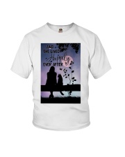 And She Lived Happily Youth T-Shirt thumbnail