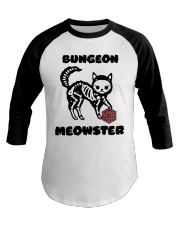 Bungeon Meowster Baseball Tee thumbnail
