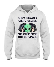 She Came From Outer Space Hooded Sweatshirt front