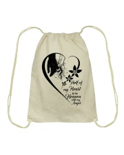 Half Of My Heart Is In Heaven Drawstring Bag thumbnail
