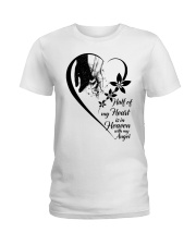 Half Of My Heart Is In Heaven Ladies T-Shirt thumbnail