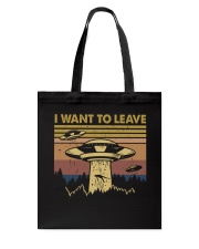 I Want To Leave Tote Bag tile